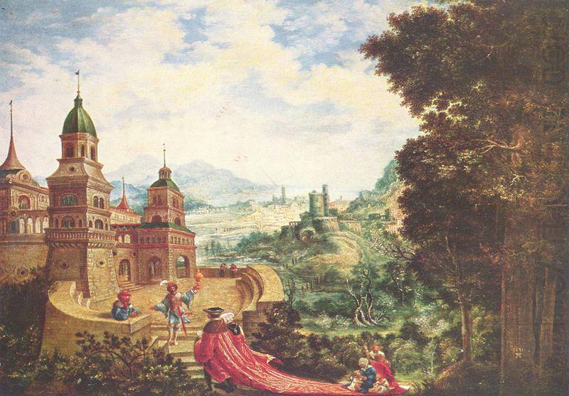Albrecht Altdorfer Deutsch: Der Hoffart sitzt der Bettel auf der Schleppe china oil painting image